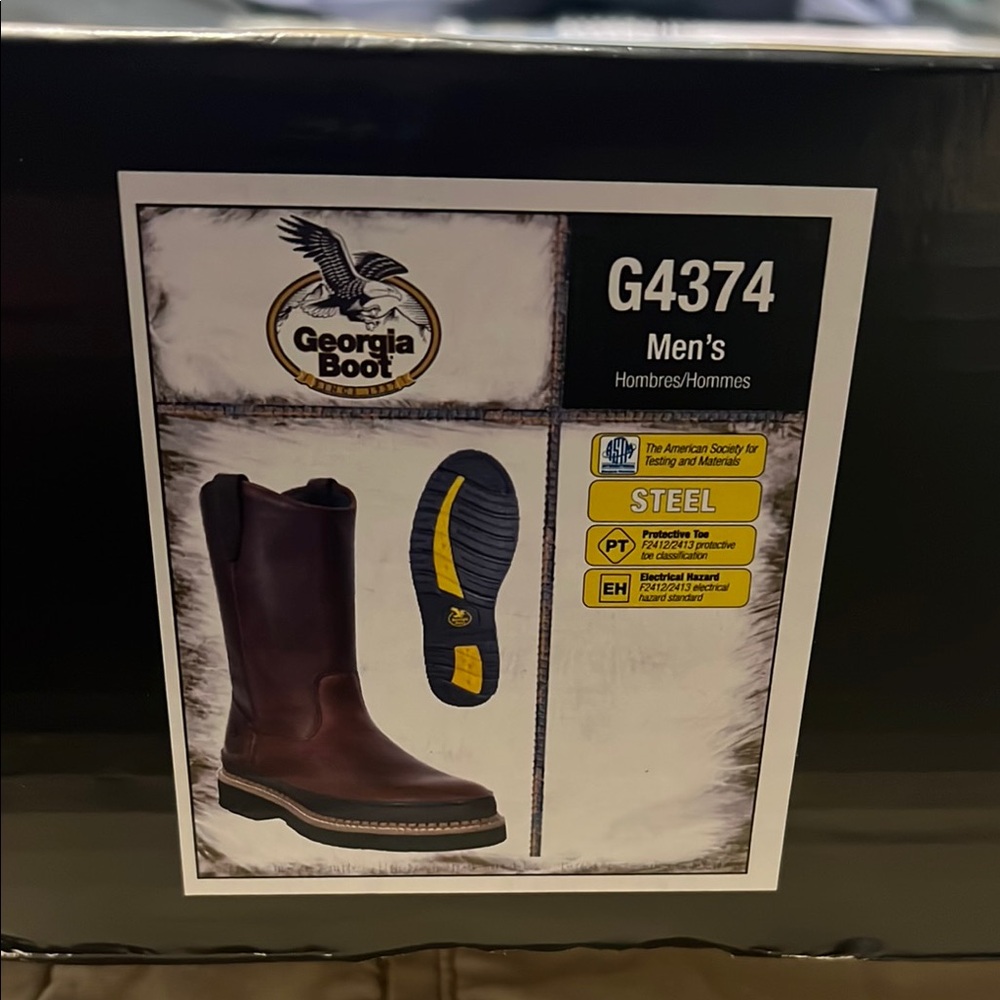 Georgia Boot Men's Steel Toe Work Boots - Brown